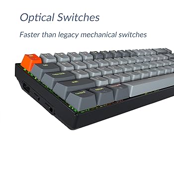 Amazon.co.jp: Keychron K6 68キー Bluetoothワイヤレス/USB有線